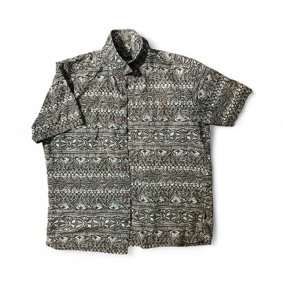 Patagonia Men’s Organic Cotton Back Step Shirt Abstract Print Large - Picture 6 of 7